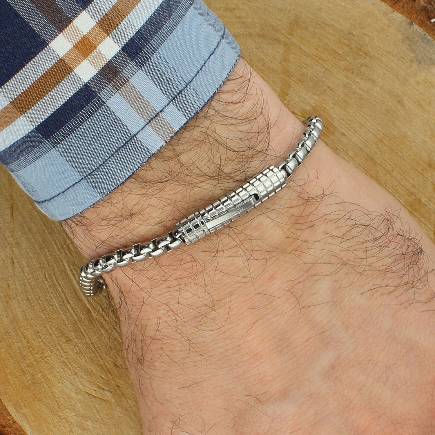 Bransoletka Nomination Manvision Large Chain 133024 002 – stal nierdzewna, gruby łańcuszek (2).jpg